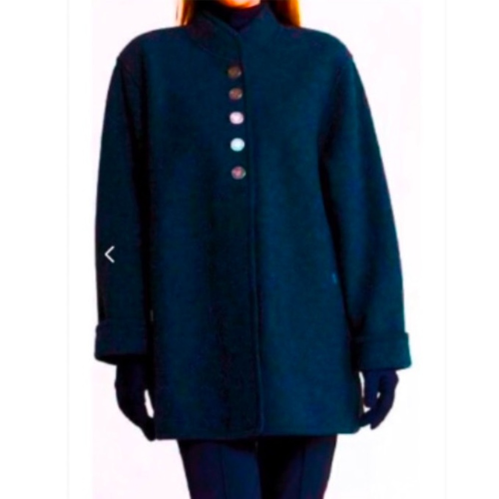 Geiger Classic Boiled Wool Jacket in Navy 56
